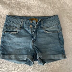 Wax Jean Women's Blue Denim Shorts